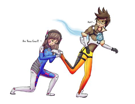 tracer feet animation|Tracer Is Tickled By D.va (BaronStrap) [Overwatch]